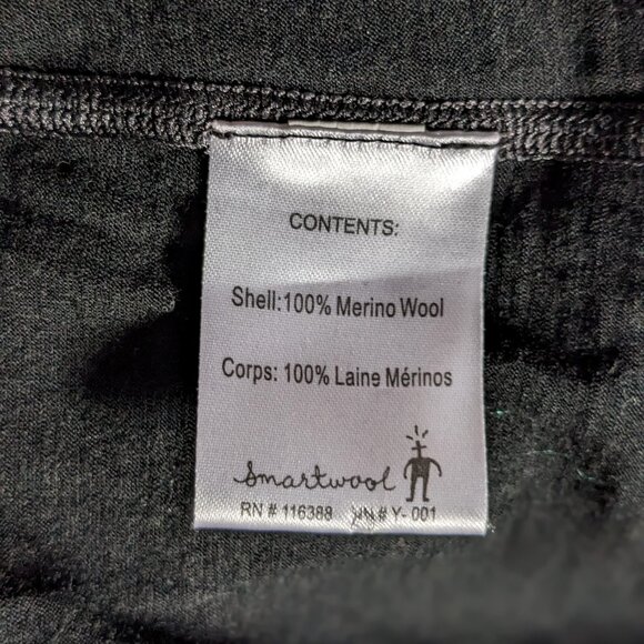 Smartwool Black Long Sleeve Merino Wool Black Shirt Women's Size M - Picture 5 of 5